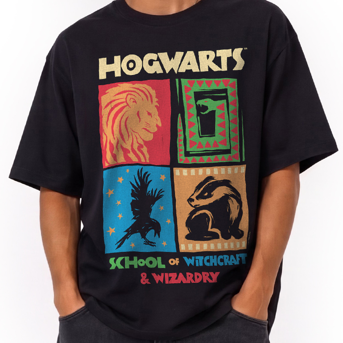 Hogwarts Houses Oversized T-Shirt