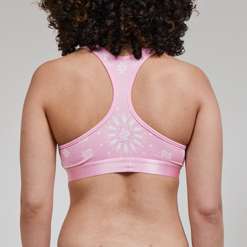 Pink Bandana Crop Top