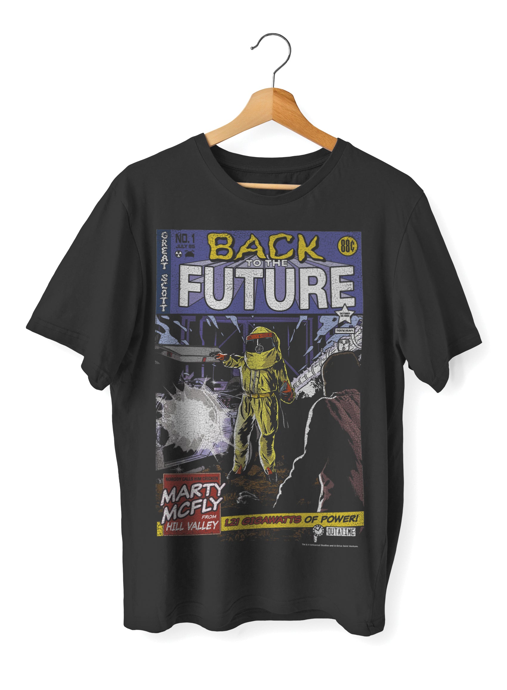SWAG UNISEX OVERSIZE T-SHIRT - BACK TO THE FUTURE COMIC