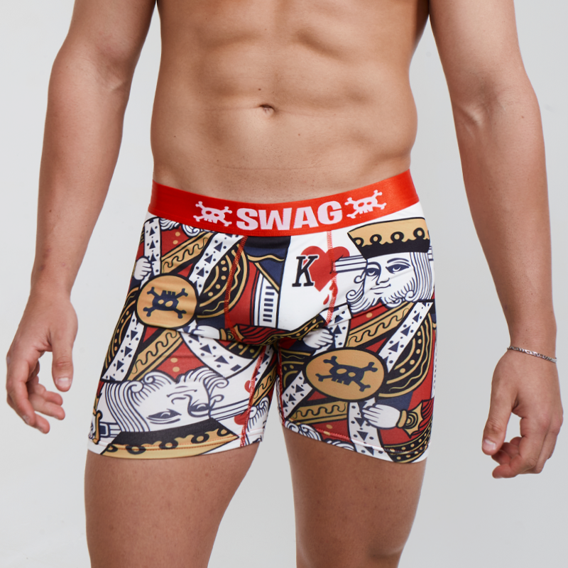 SWAG PLAYER BOXERS - KING OF HEARTS