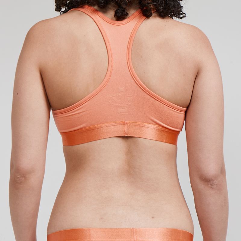 Deep Coral Unbasic Crop Top