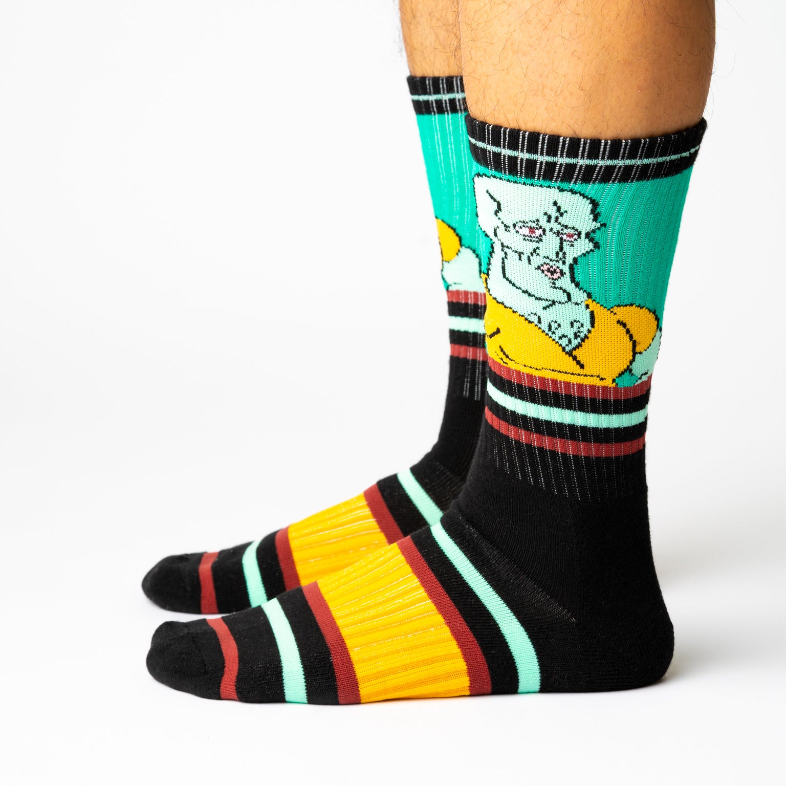 SWAG SPONGEBOB PREMIUM SPORTS SOCKS - HANDSOME SQUIDWARD