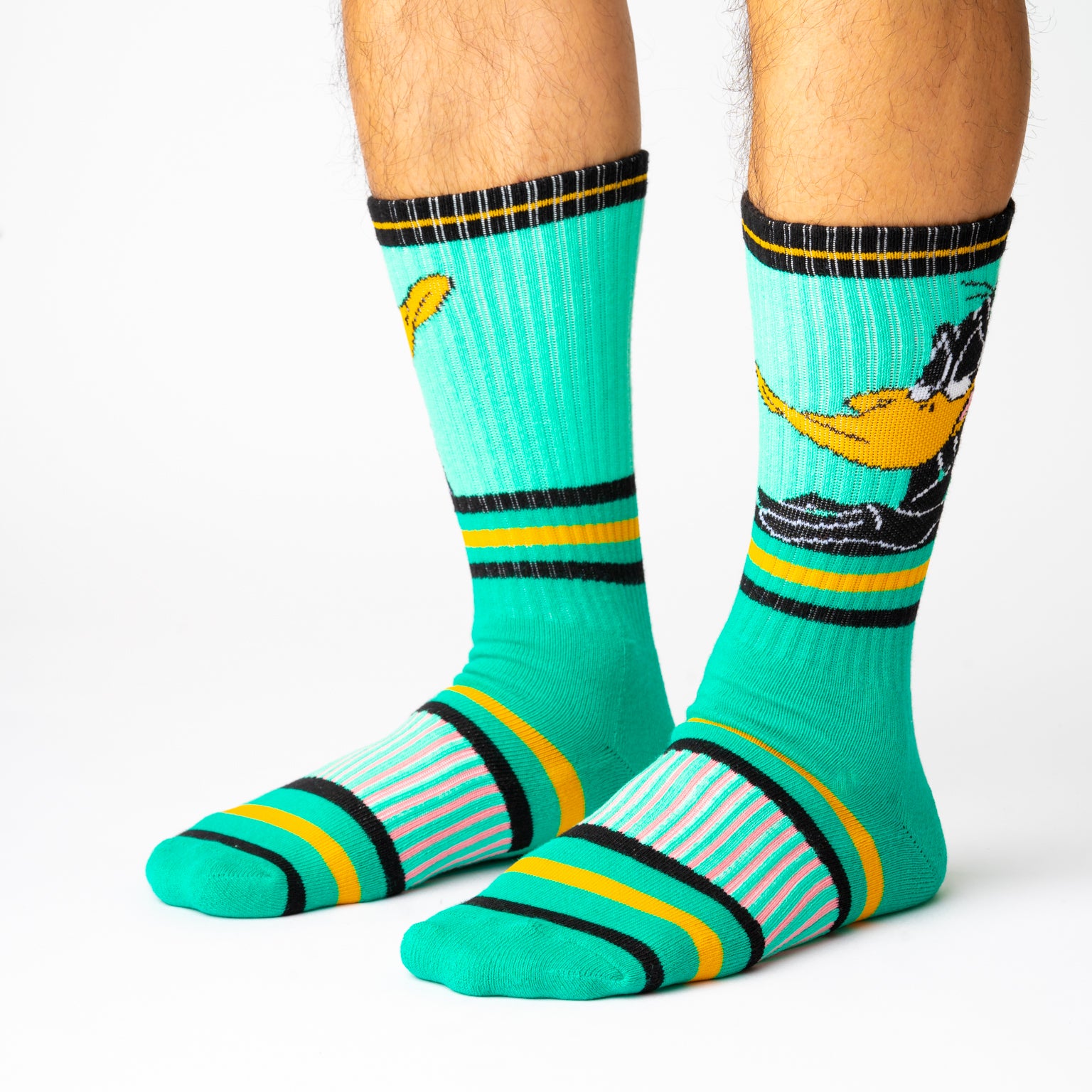 SWAG LOONEY TUNES SPORTS SOCKS - DAFFY DUCK