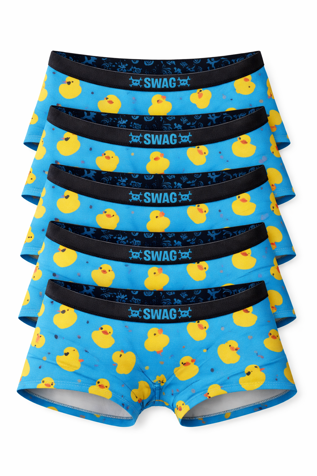 Limited 5 Pack - Blue Just Ducky Boy Short SIZE SMALL ONLY