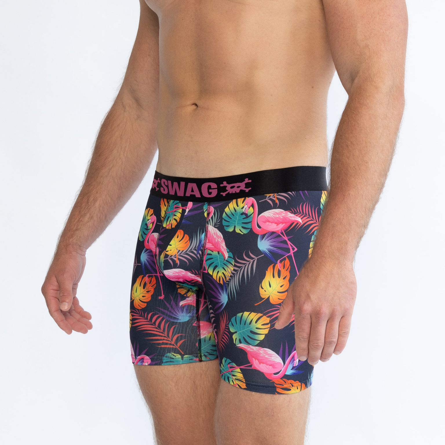 SWAG FLAMINGO BOXERS - NEON GLOW