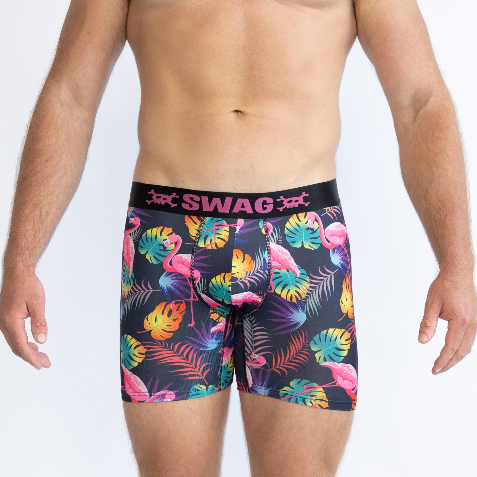 SWAG FLAMINGO BOXERS - NEON GLOW