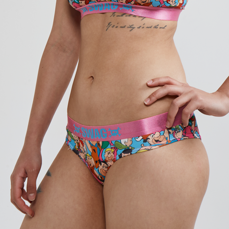 SWAG WOMEN'S FLINTSTONES BIKINI BRIEF - BEDROCK