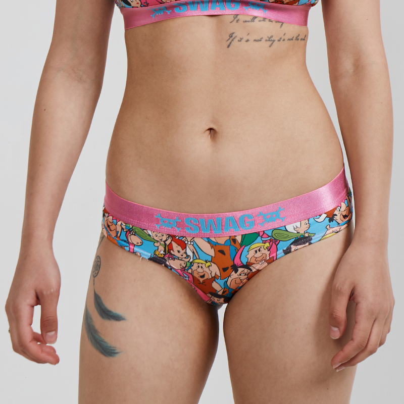 SWAG WOMEN'S FLINTSTONES BIKINI BRIEF - BEDROCK