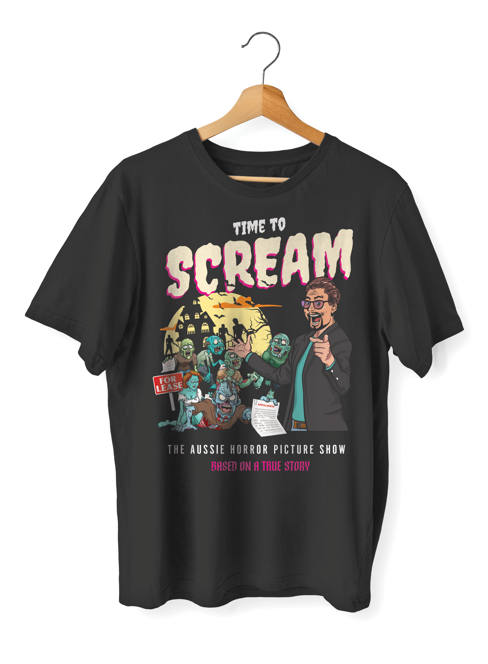 SWAG COST OF LIVING HORROR SHOW T-SHIRT - RENTING