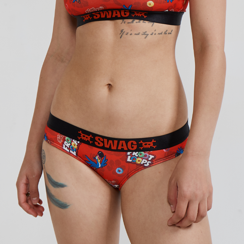 SWAG WOMEN'S KELLOGGS BIKINI BRIEF - FROOT LOOPS