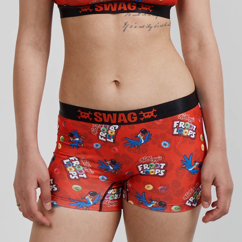 SWAG WOMEN'S KELLOGGS BOY SHORT - FROOT LOOPS