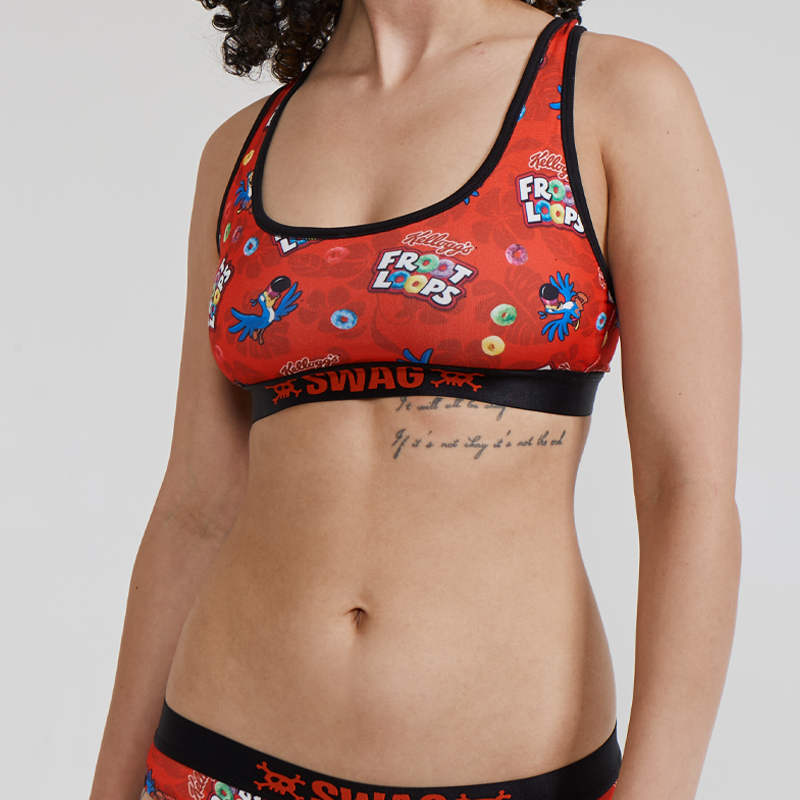 SWAG WOMEN'S KELLOGGS CROP TOP - FROOT LOOPS