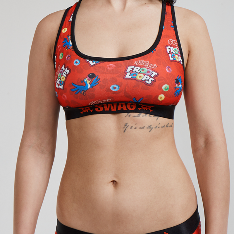 SWAG WOMEN'S KELLOGGS CROP TOP - FROOT LOOPS