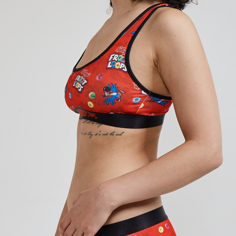 SWAG WOMEN'S KELLOGGS CROP TOP - FROOT LOOPS