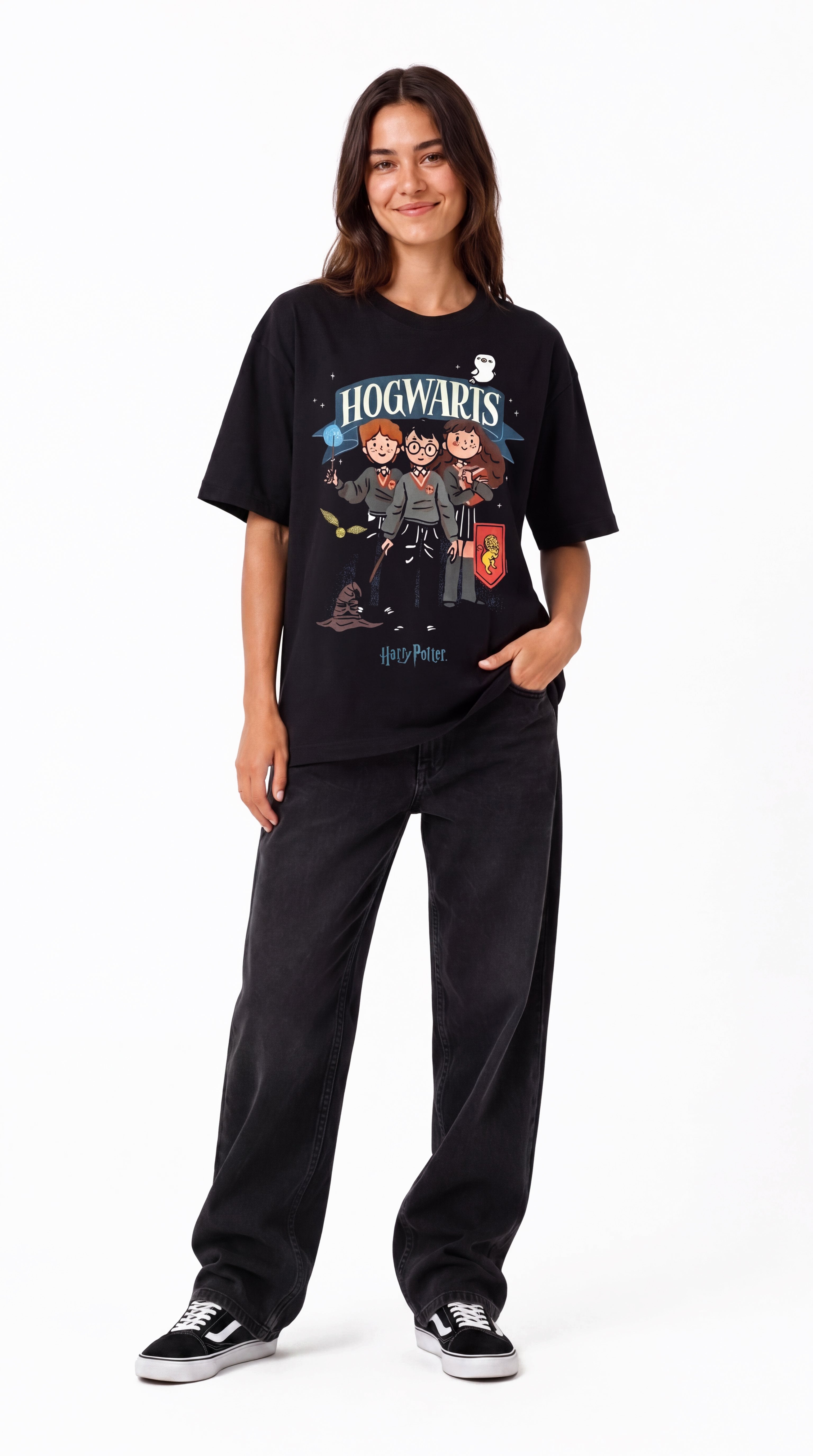 Hogwarts Trio Oversize T-Shirt