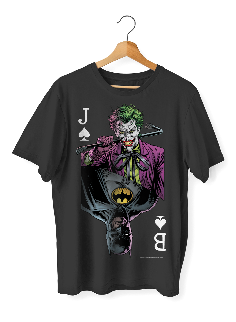 SWAG UNISEX OVERSIZE T-SHIRT - THE JOKER PLAYING CARD COLOURED