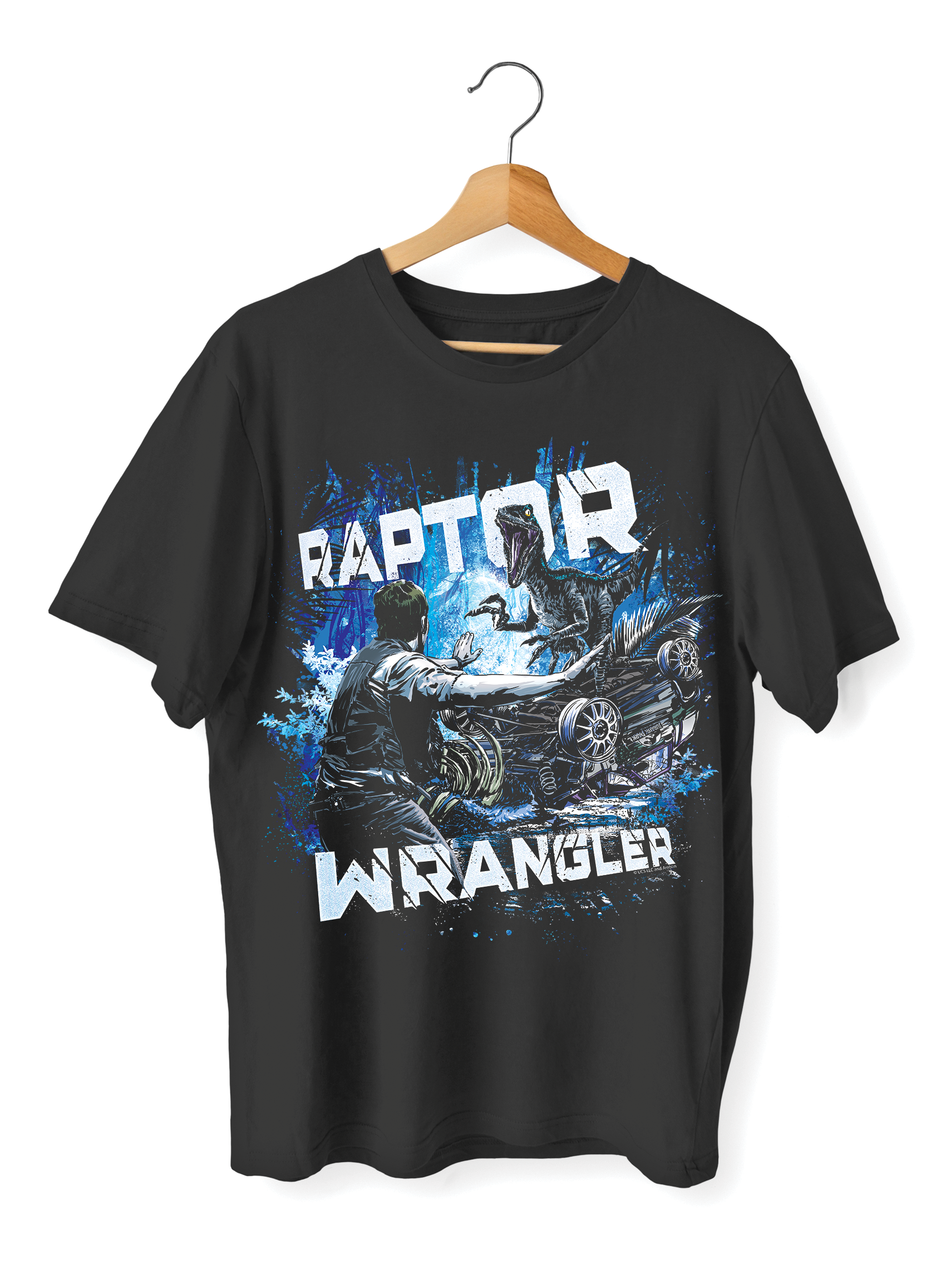 SWAG UNISEX OVERSIZE T-SHIRT - JURASSIC PARK RAPTOR WRANGLER