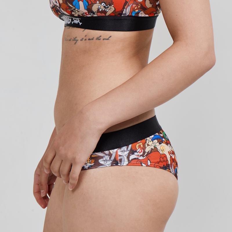 SWAG WOMEN'S LOONEY TUNES BIKINI BRIEF - THE WHOLE GANG