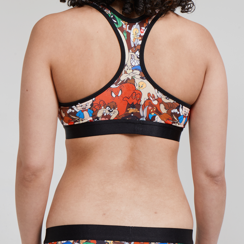 SWAG WOMEN'S LOONEY TUNES CROP TOP - THE WHOLE GANG