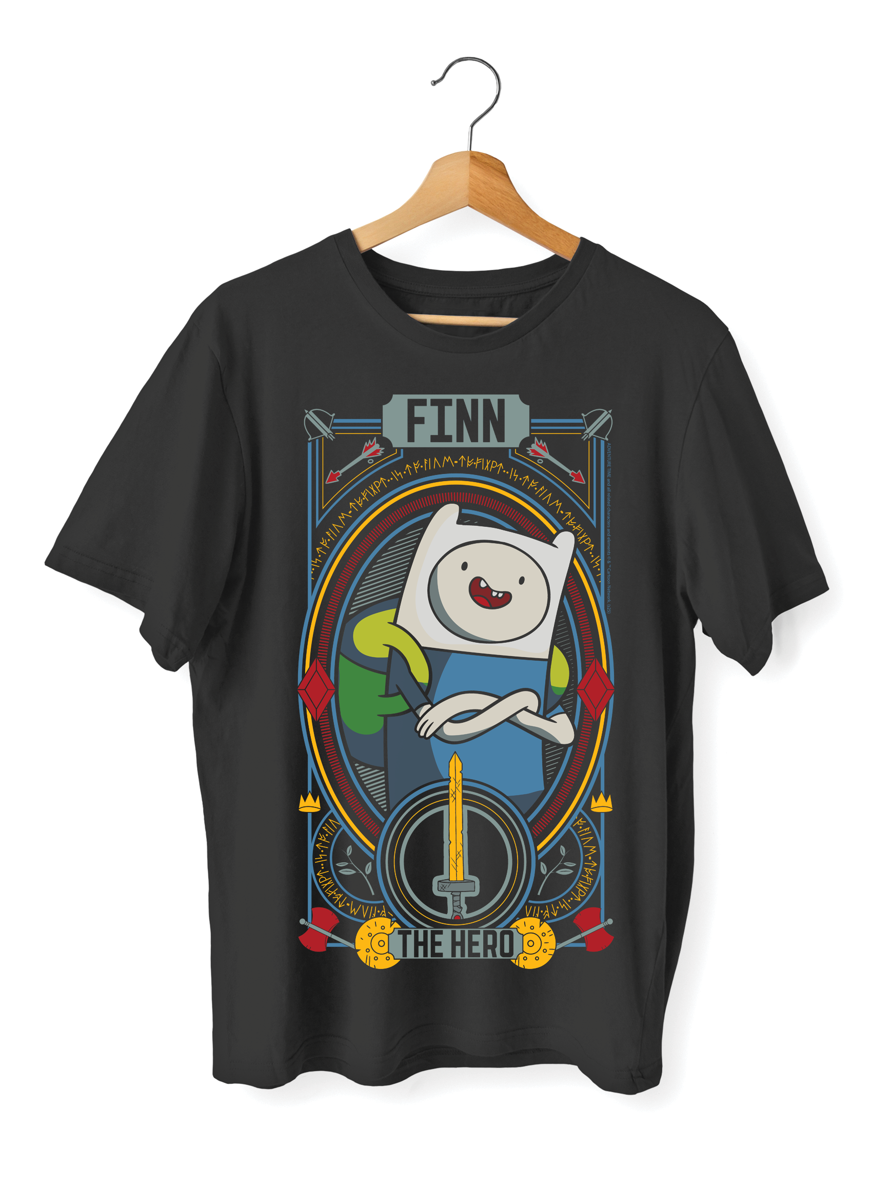SWAG UNISEX OVERSIZE T-SHIRT - ADVENTURE TIME FINN