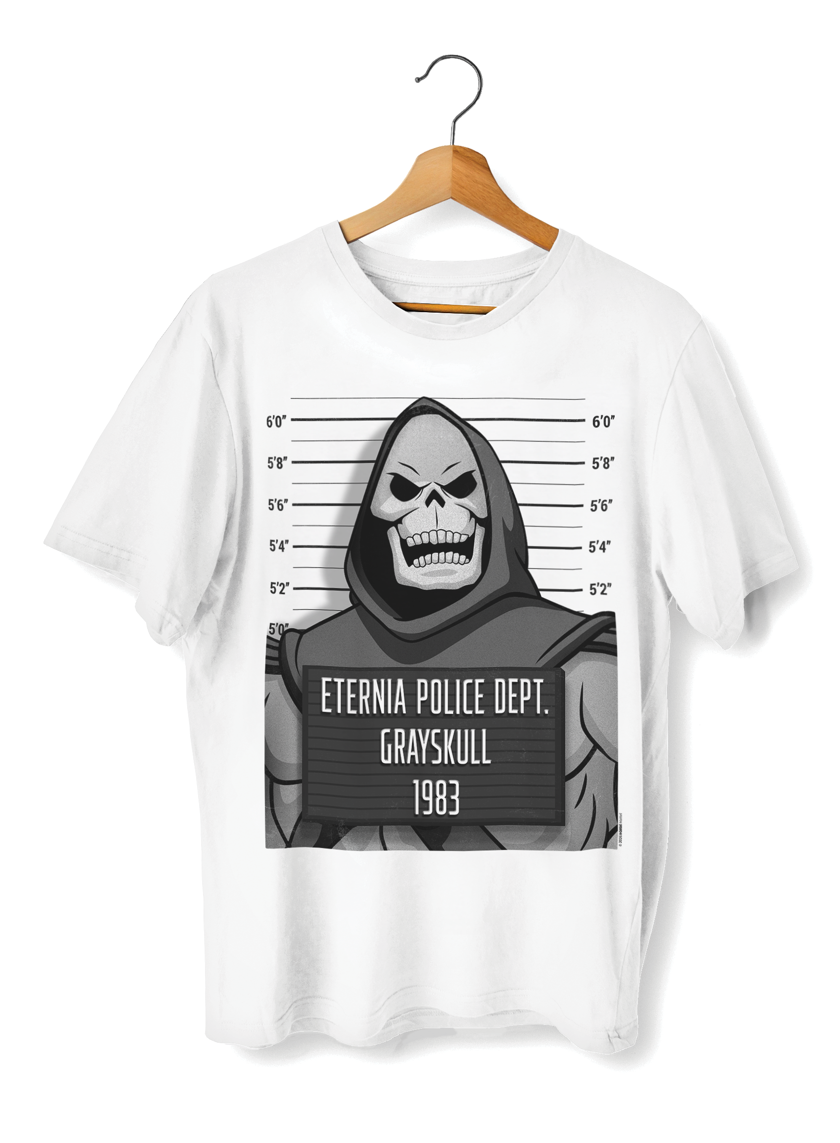Skeletor Mugshot Oversized Unisex T-shirt