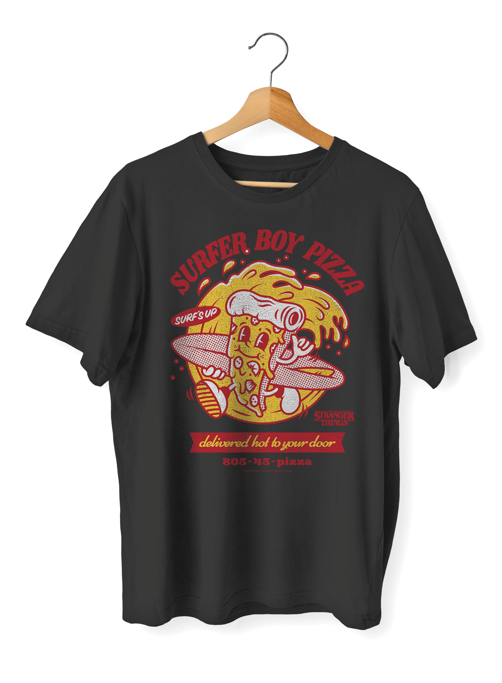 Surfer Boy Pizza Oversized T-shirt
