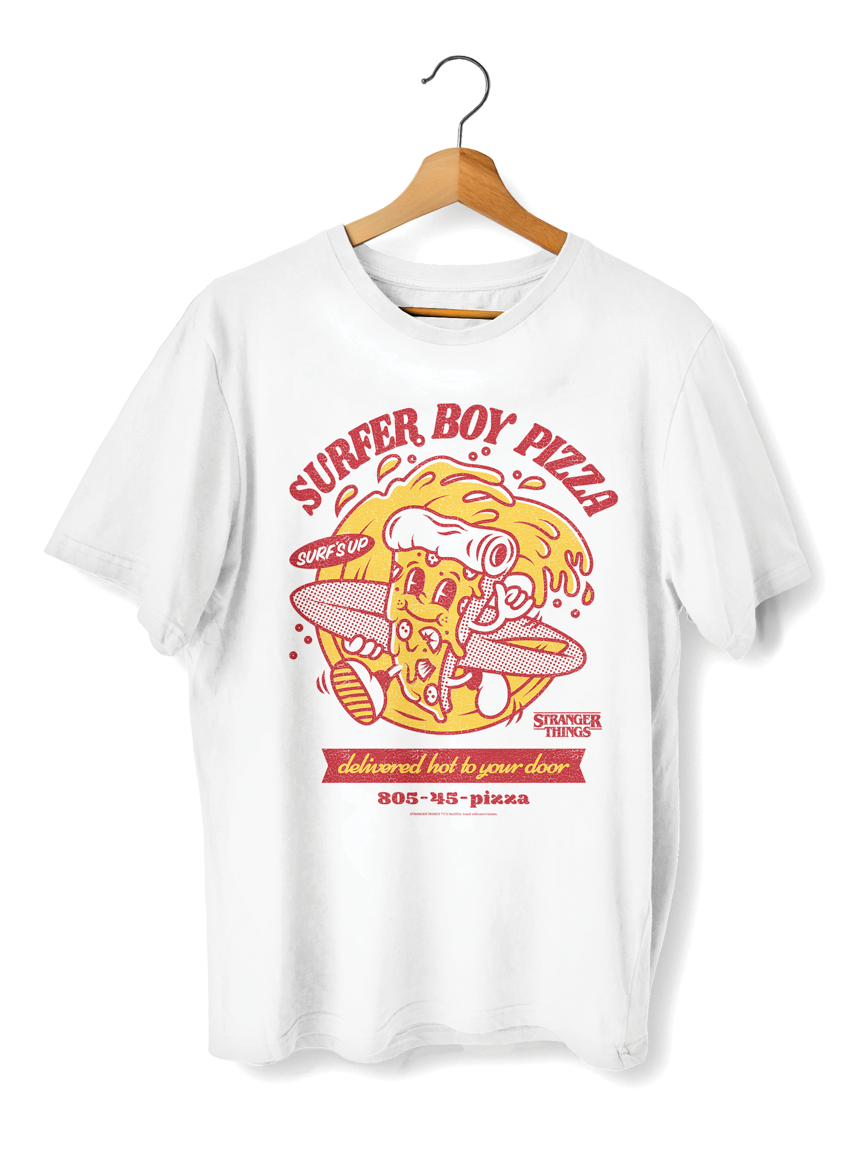 Surfer Boy Pizza Oversized T-shirt