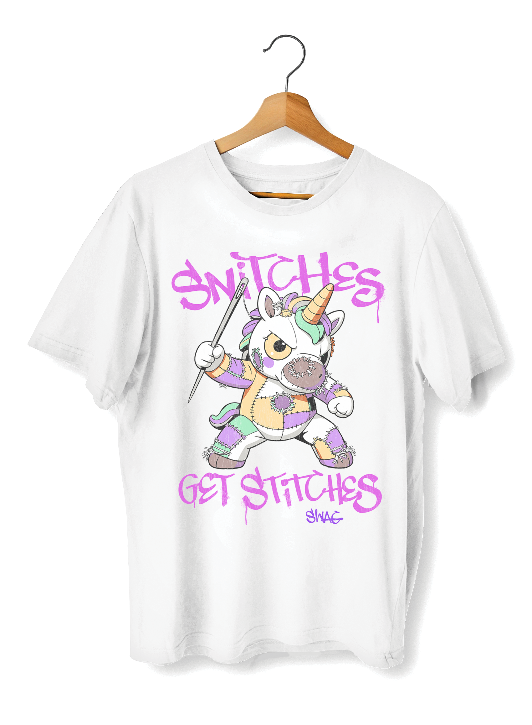 Snitches Unicorn Oversized Unisex T-Shirt