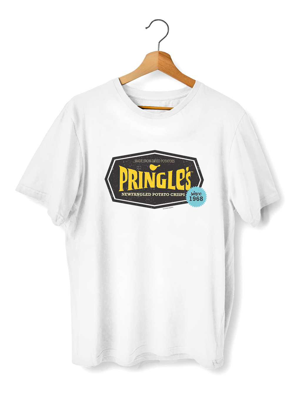 SWAG VINTAGE PRINGLES T-SHIRT - ORIGINAL LOGO (WHITE)