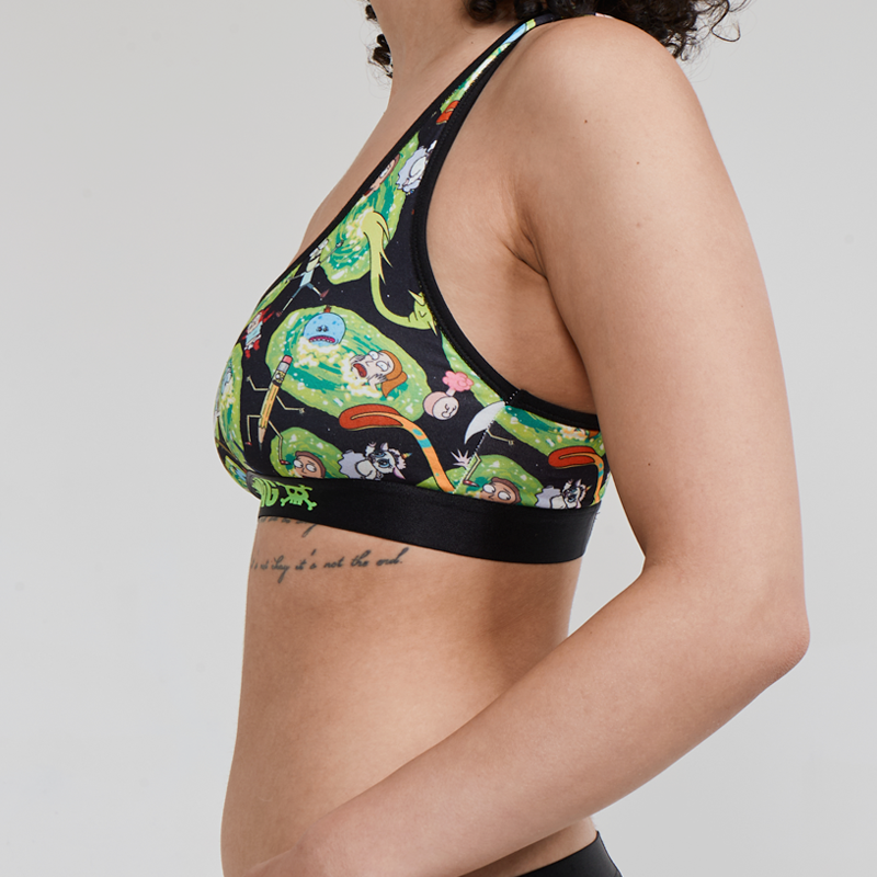 SWAG WOMEN'S RICK & MORTY CROP TOP - PORTAL