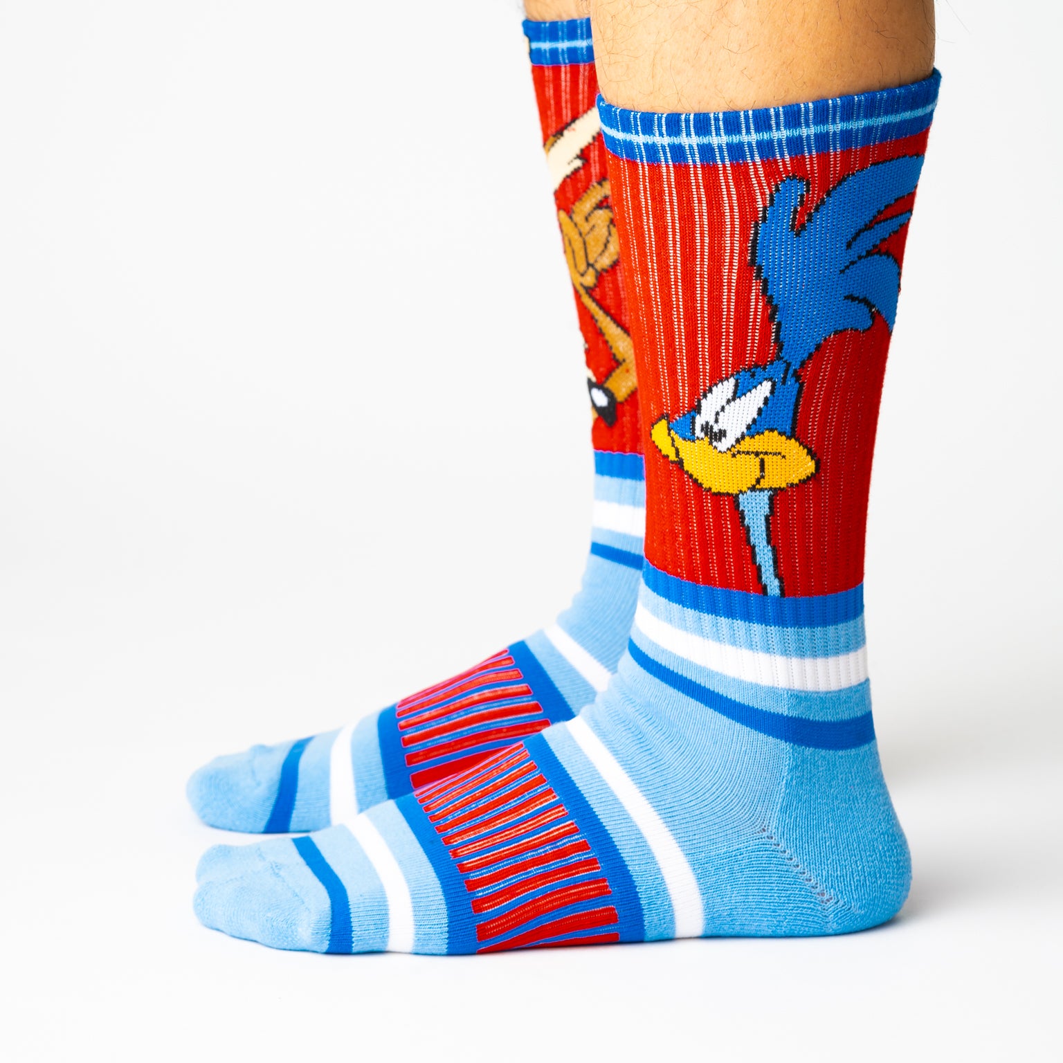 SWAG LOONEY TUNES SPORTS SOCKS - ROAD RUNNER & COYOTE