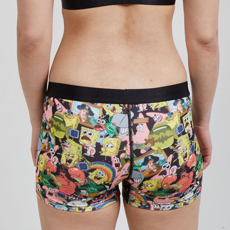 SWAG WOMEN'S SPONGEBOB BOY SHORT - BIKINI BOTTOM