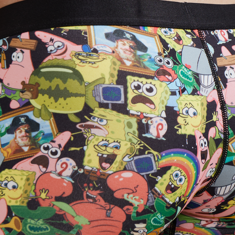 SWAG WOMEN'S SPONGEBOB BOY SHORT - BIKINI BOTTOM