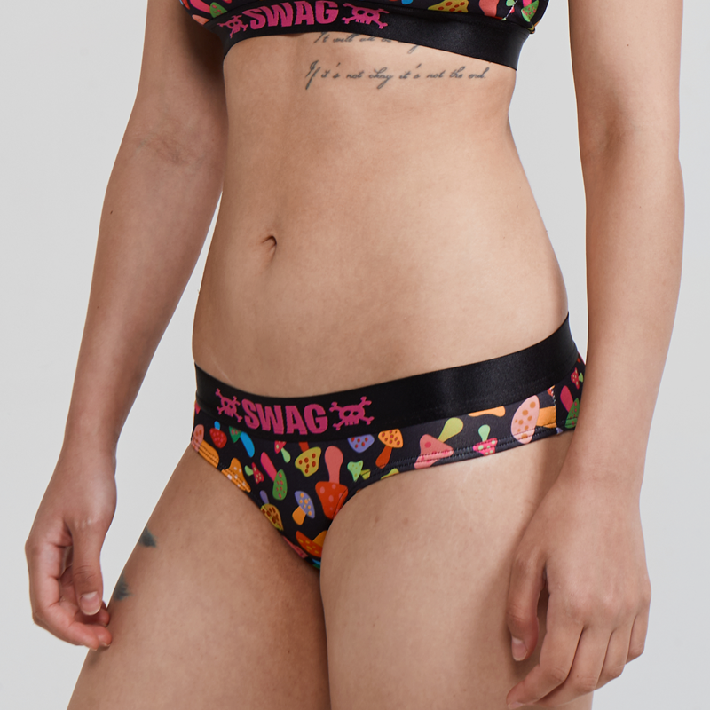 SWAG WOMEN'S MAGIC MUSHROOMS BIKINI BRIEF