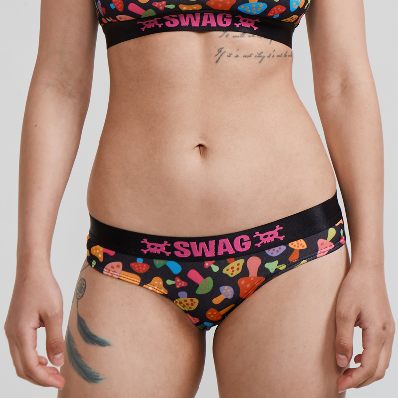 SWAG WOMEN'S MAGIC MUSHROOMS BIKINI BRIEF