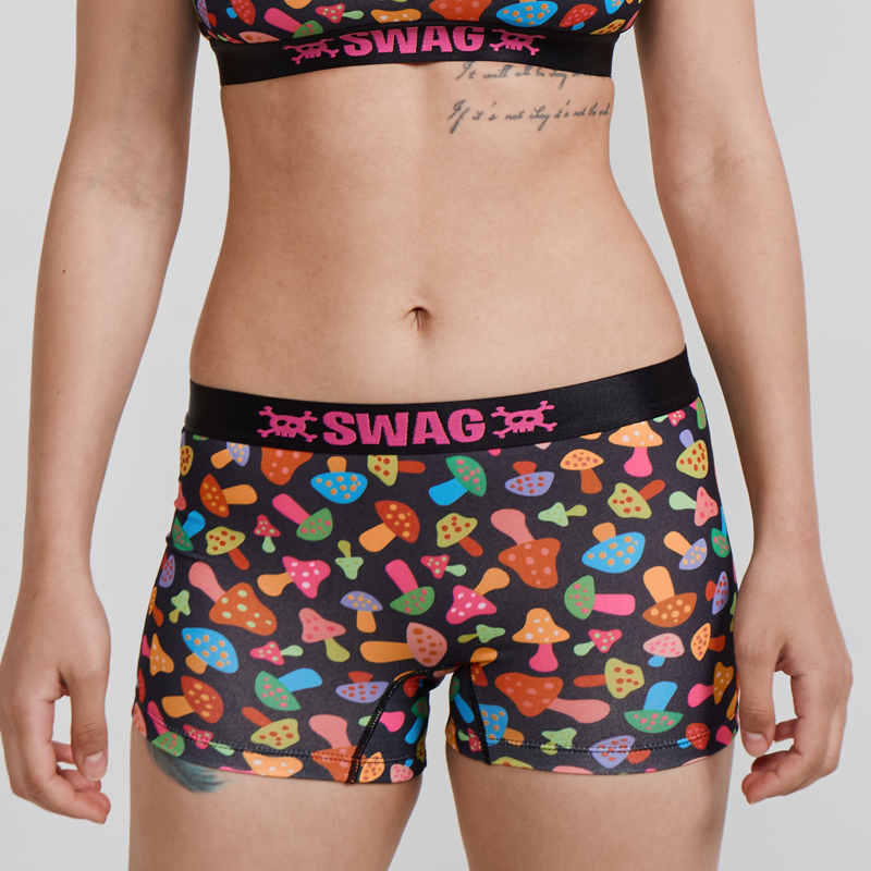 SWAG WOMEN'S MAGIC MUSHROOM BOY SHORT