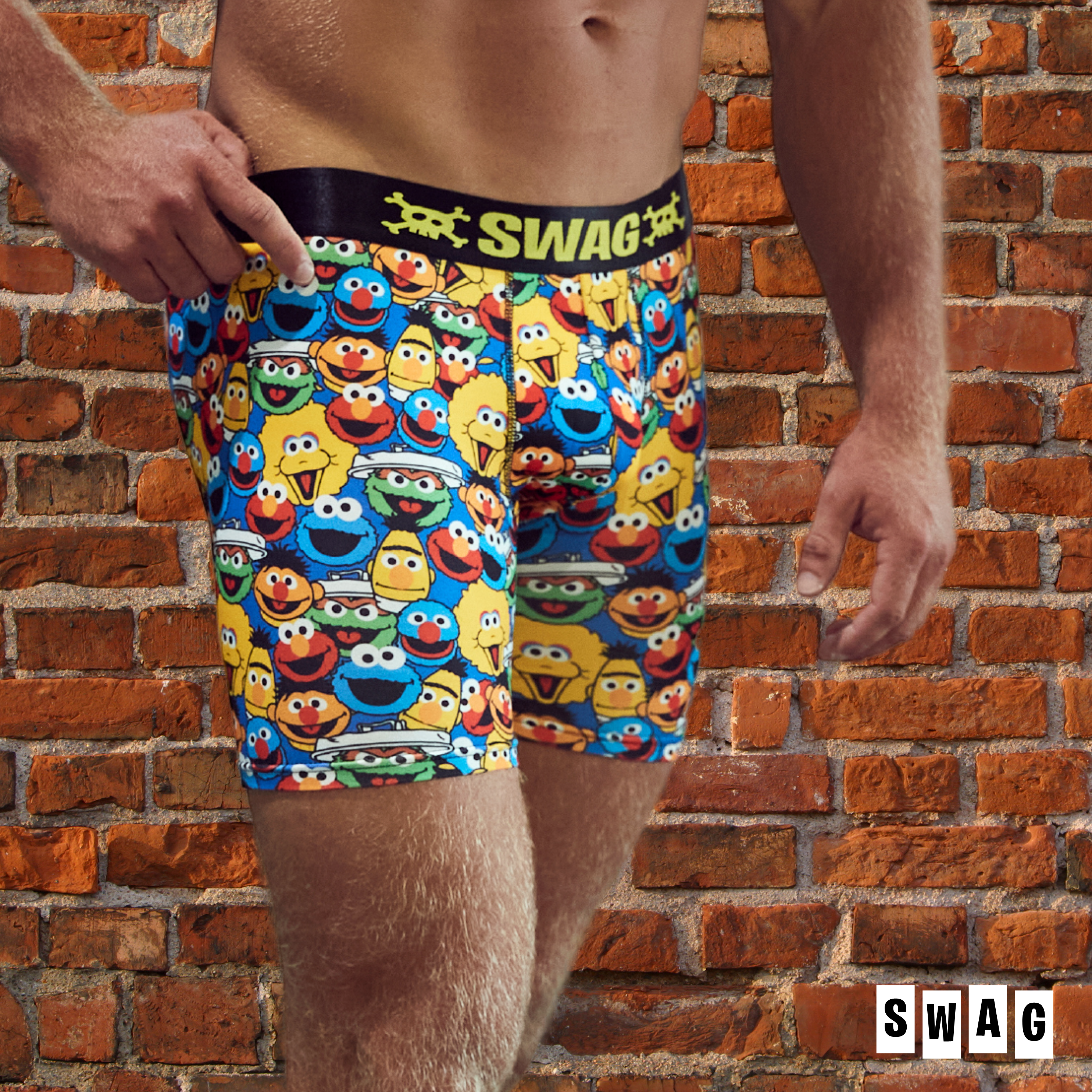 SWAG SESAME STREET BOXERS - ALL CHARACTERS