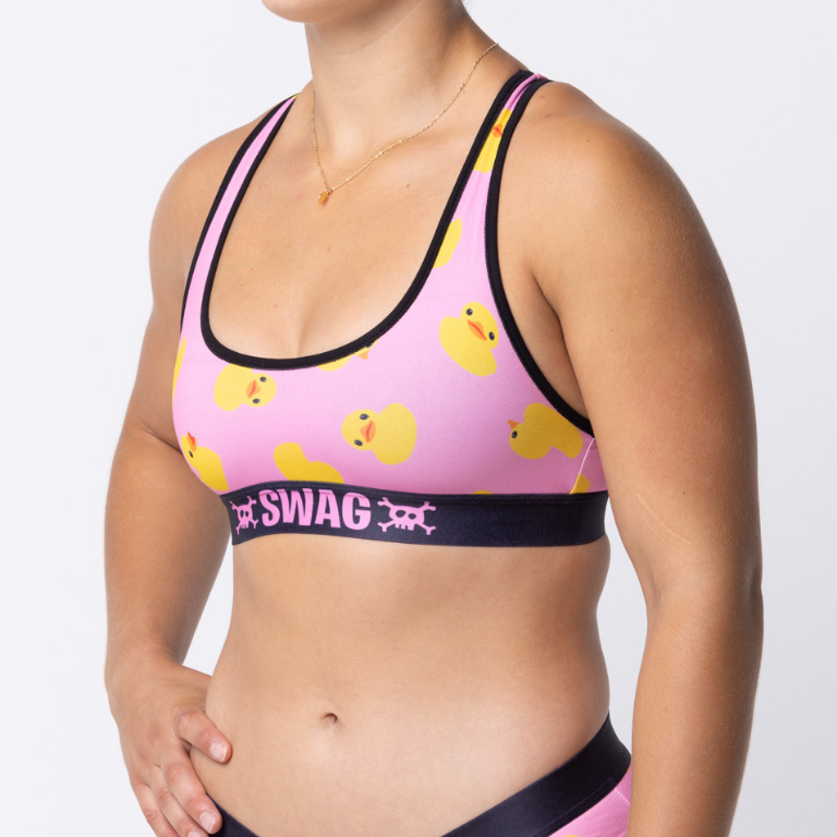 Pink Just Ducky Crop Top