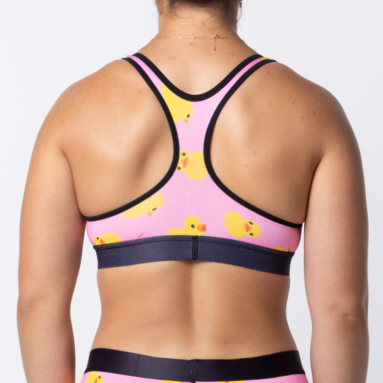 Pink Just Ducky Crop Top