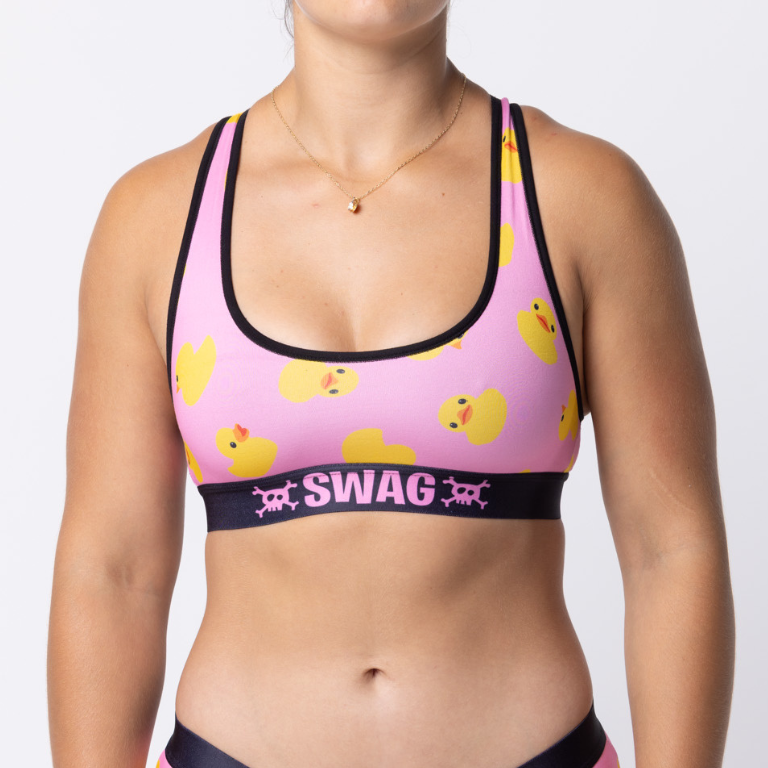 Pink Just Ducky Crop Top