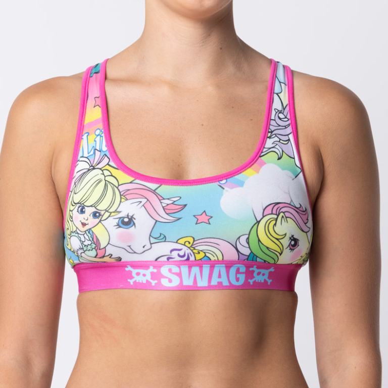 Rainbow Ponies Crop Top