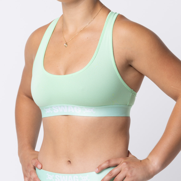 Atomic Green Unbasic Crop Top