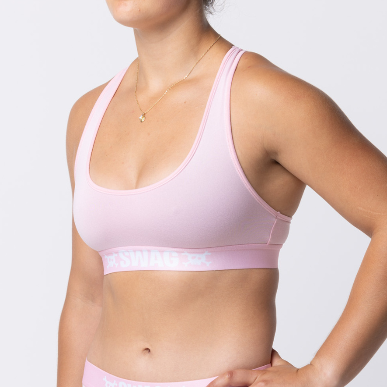 Atomic Pink Unbasic Crop Top