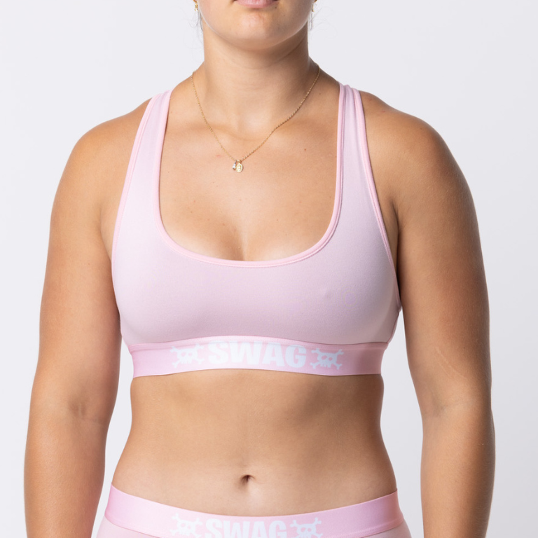 Atomic Pink Unbasic Crop Top