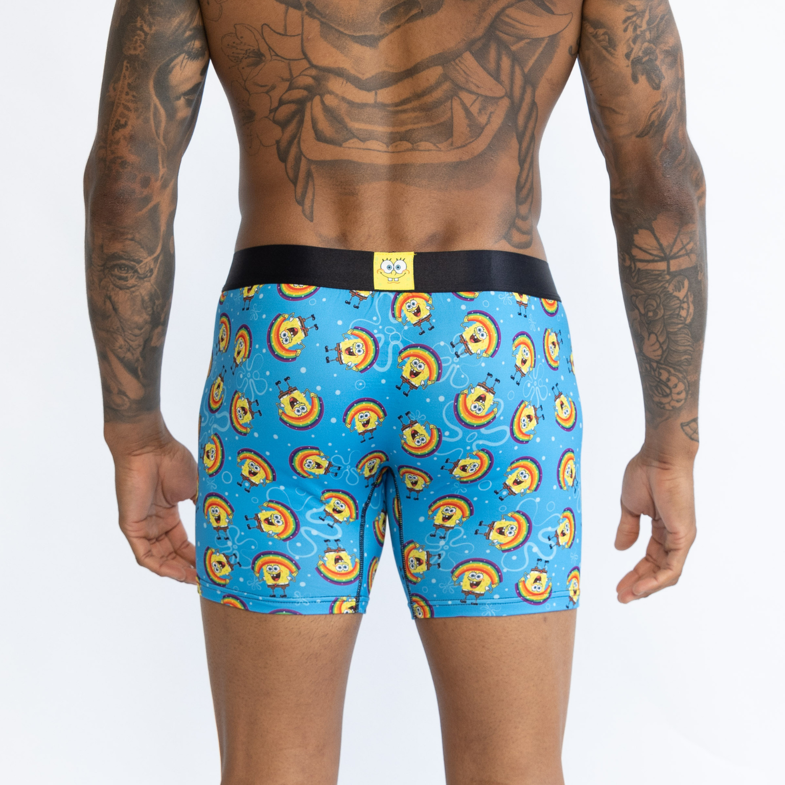 SWAG SPONGEBOB BOXERS - RAINBOW