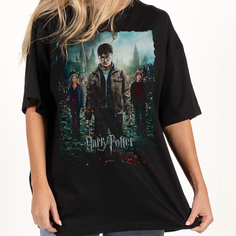 Harry Potter and the Deathly Hallows Oversized T-Shirt