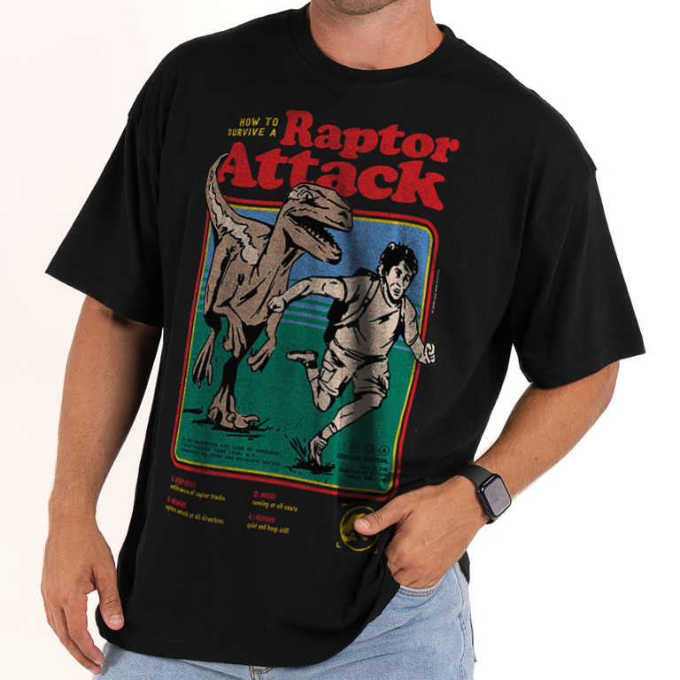 Raptor Attack Oversized Unisex T-Shirt