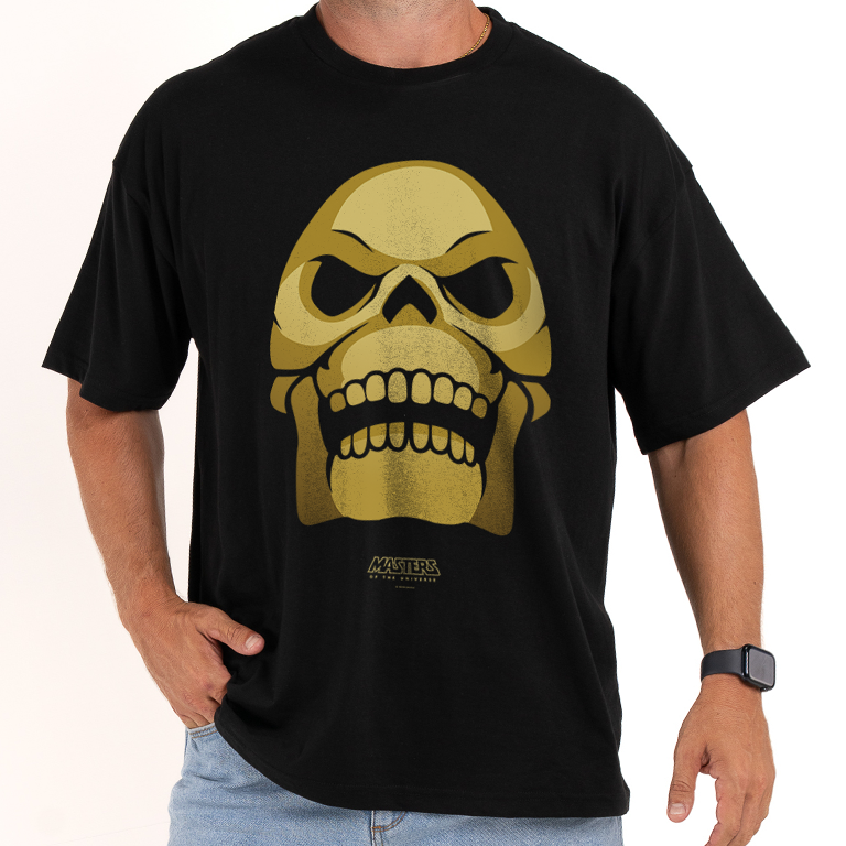 Skull Face Oversized Unisex T-shirt
