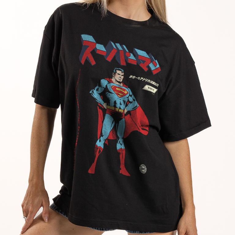 Japanese Superman Oversized T-shirt