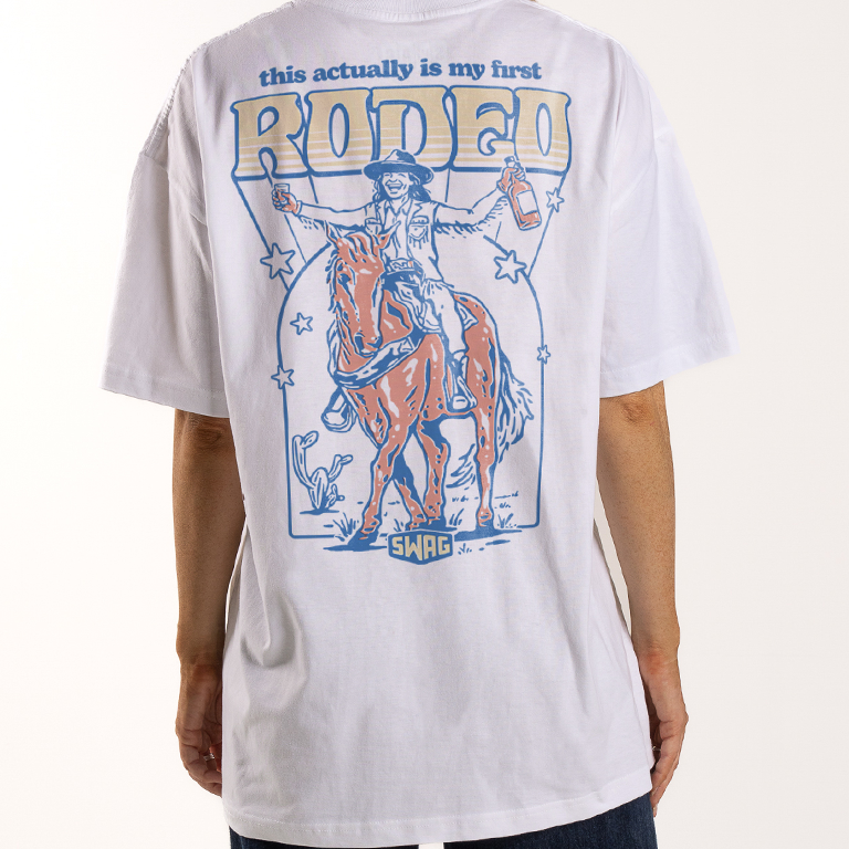 First Rodeo Oversized Unisex T-Shirt